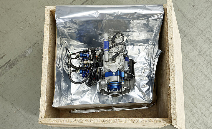 Platzieren des Packguts