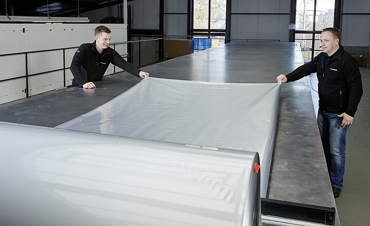 Konfektionieren der Folie